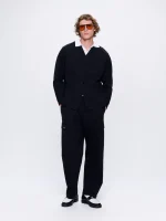 Mens DNA Double Jersey Liner Jacket - Black