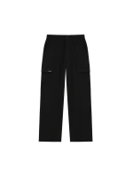 MENS DNA DOUBLE JERSEY CARGO TROUSERS - BLACK