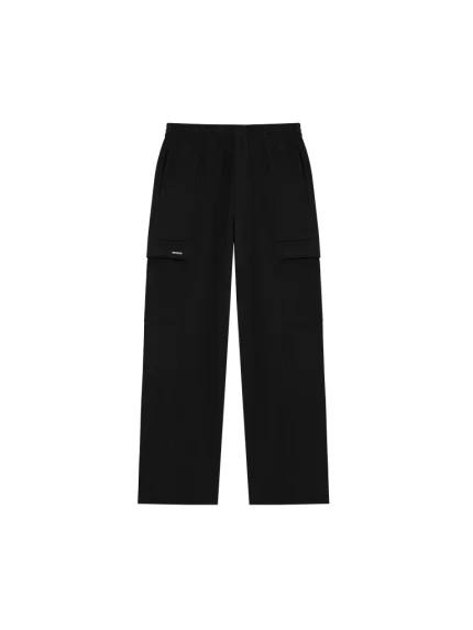 MENS DNA DOUBLE JERSEY CARGO TROUSERS - BLACK