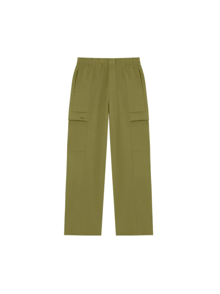 WOMENS DNA DOUBLE JERSEY CARGO TROUSERS - HIGHLAND GREEN