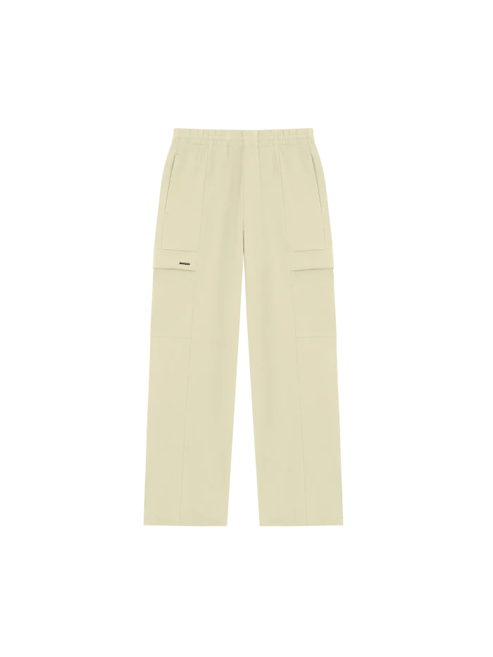 MENS DNA DOUBLE JERSEY CARGO TROUSERS - MAITAKE BEIGE