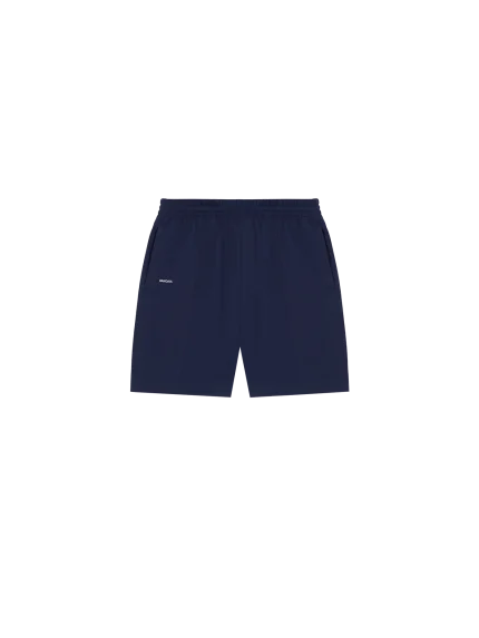 Mens DNA Double Jersey Panelled Shorts - Navy