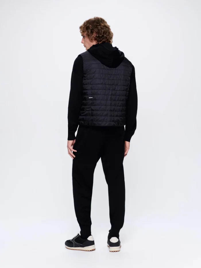 Mens DNA Knitted Track Pants - Black