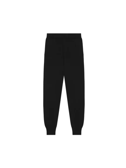 Mens DNA Knitted Track Pants - Black