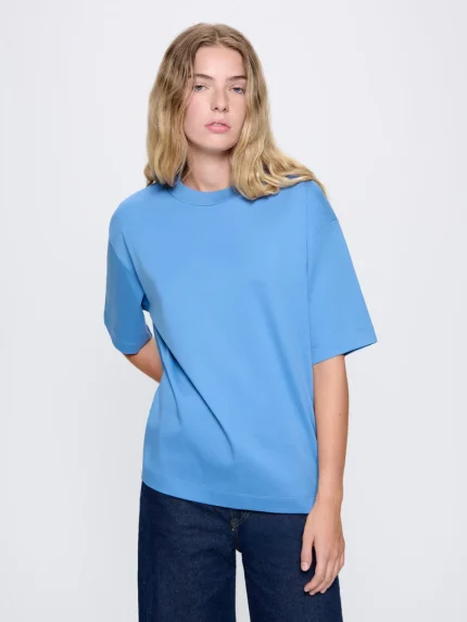 Womens DNA Oversized T-Shirt - Summit Blue