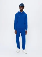 Mens Regenerative Merino Wool Hoodie - Earth Blue