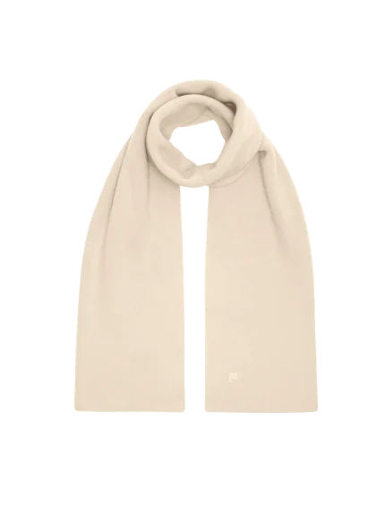 Recycled Cashmere Scarf - Ecru Ivory