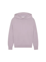 Mens Regenerative Merino Wool Hoodie - Raisin Purple