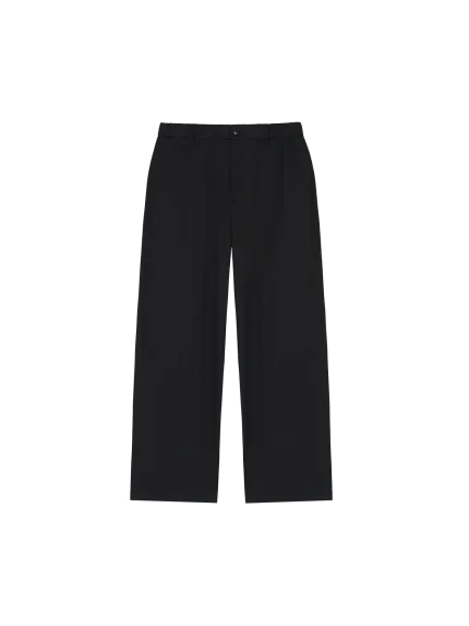 MENS DNA STRAIGHT LEG TROUSERS - BLACK