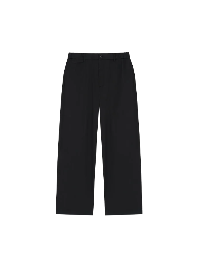 MENS DNA STRAIGHT LEG TROUSERS - BLACK