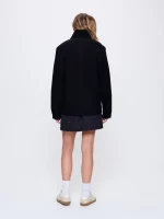 Womens DNA Utility Wool Jacket - Black