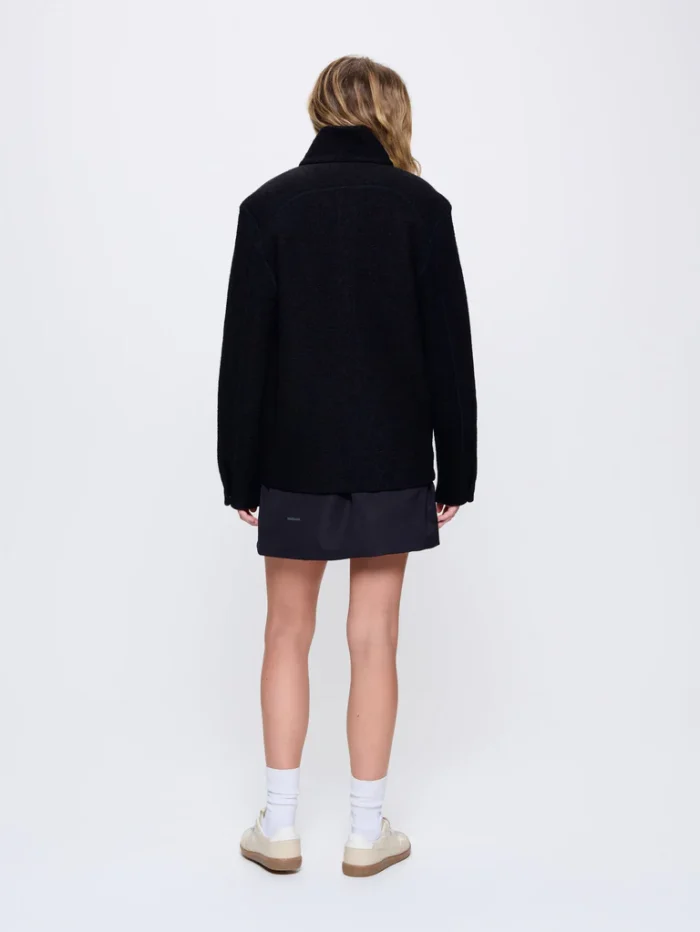 Womens DNA Utility Wool Jacket - Black
