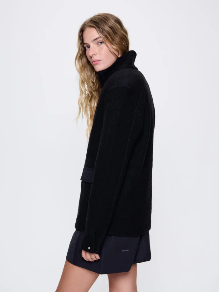 Womens DNA Utility Wool Jacket - Black