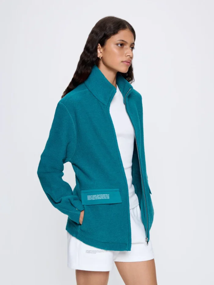 Womens DNA Utility Wool Jacket - Scarab Teal