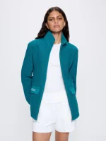 Womens DNA Utility Wool Jacket - Scarab Teal