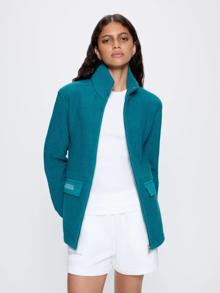 Womens DNA Utility Wool Jacket - Scarab Teal