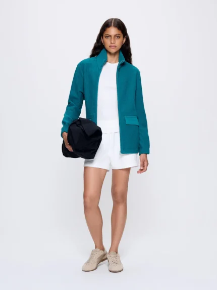 Womens DNA Utility Wool Jacket - Scarab Teal