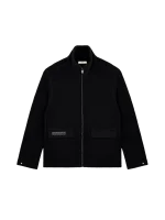 Womens DNA Utility Wool Jacket - Black