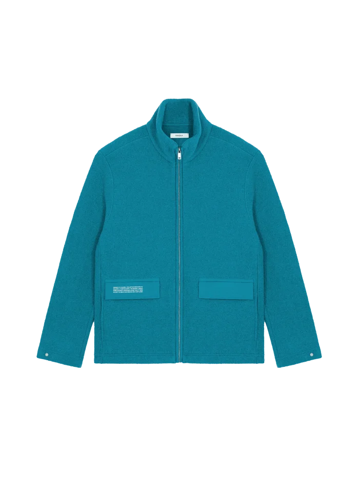 Womens DNA Utility Wool Jacket - Scarab Teal