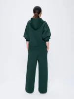 Womens 365 Heavyweight Straight Leg Track Pants - Foliage Green