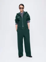 Womens 365 Heavyweight Straight Leg Track Pants - Foliage Green