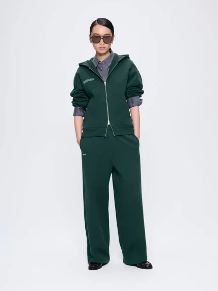 Womens 365 Heavyweight Straight Leg Track Pants - Foliage Green