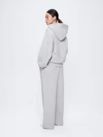 Womens 365 Heavyweight Straight Leg Track Pants - Grey Marl