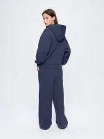 Womens 365 Heavyweight Straight Leg Track Pants - Navy