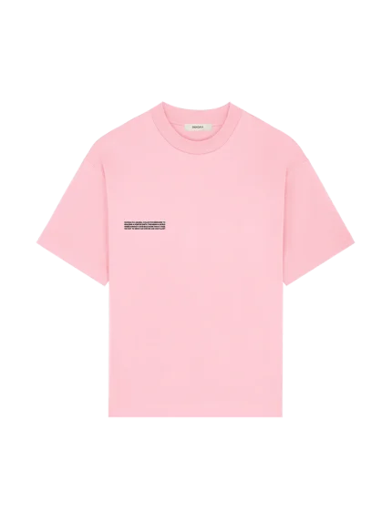 MENS INTERLOCK OVERSIZED T-SHIRT - SAKURA PINK