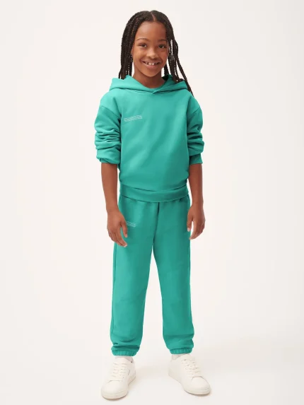 KIDS' 365 MIDWEIGHT TRACK PANTS - MALACHITE GREEN
