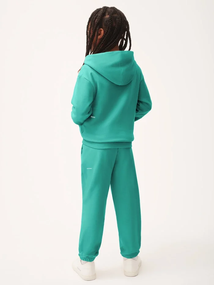 KIDS' 365 MIDWEIGHT TRACK PANTS - MALACHITE GREEN