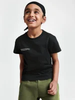 KIDS' 365 MIDWEIGHT T-SHIRT - BLACK