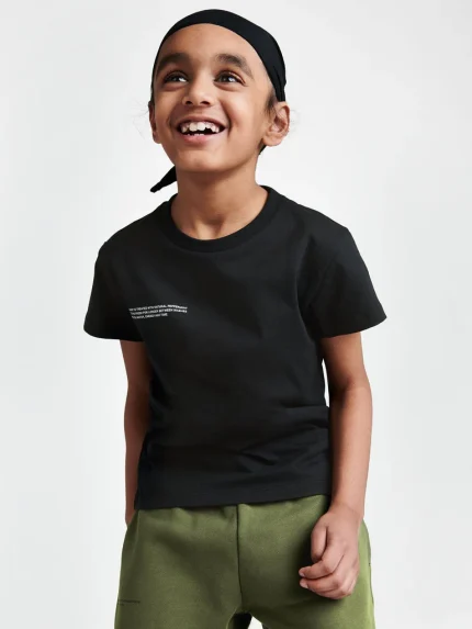 KIDS' 365 MIDWEIGHT T-SHIRT - BLACK