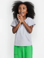 KIDS' 365 MIDWEIGHT T-SHIRT - GREY-MARL