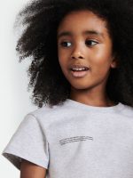 KIDS' 365 MIDWEIGHT T-SHIRT - GREY-MARL