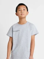 KIDS' 365 MIDWEIGHT T-SHIRT - GREY-MARL