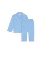 KIDS' 365 LIGHTWEIGHT LONG PLAYWEAR SET - LAKE BLUE