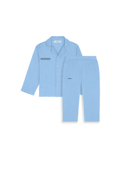 KIDS' 365 LIGHTWEIGHT LONG PLAYWEAR SET - LAKE BLUE