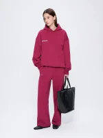 WOMENS 365 MIDWEIGHT HOODIE - MILKYWAY MAROON