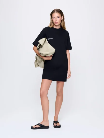 Womens Interlock T-Shirt Dress - Sakura Pink