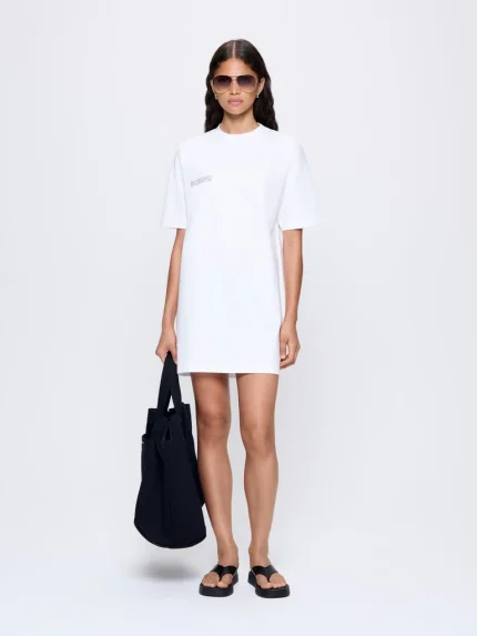 Womens Interlock T-Shirt Dress - Off-White