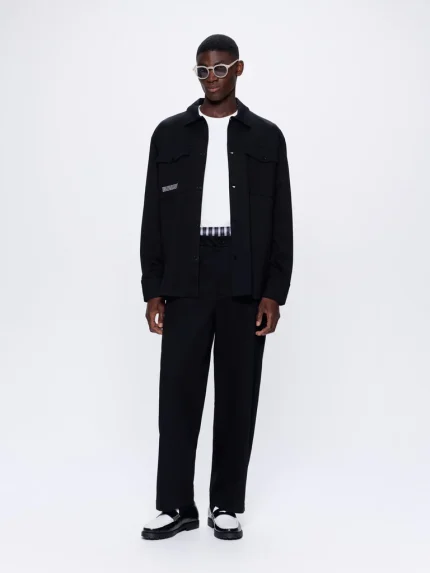 MENS INTERLOCK TROUSER - BLACK