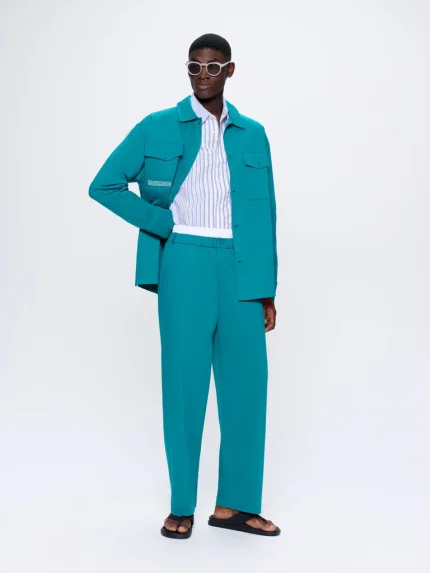 MENS INTERLOCK TROUSER - MALACHITE GREEN