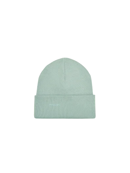 Regenerative Merino Wool Beanie - Eucalyptus Blue