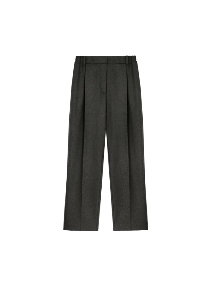 MENS RECYCLED WOOL TROUSERS - MERCURY GREY