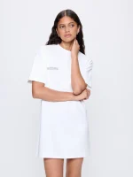 Womens Interlock T-Shirt Dress - Off-White