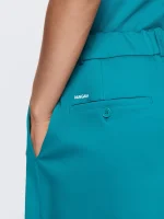 WOMENS INTERLOCK TROUSERS - MALACHITE GREEN