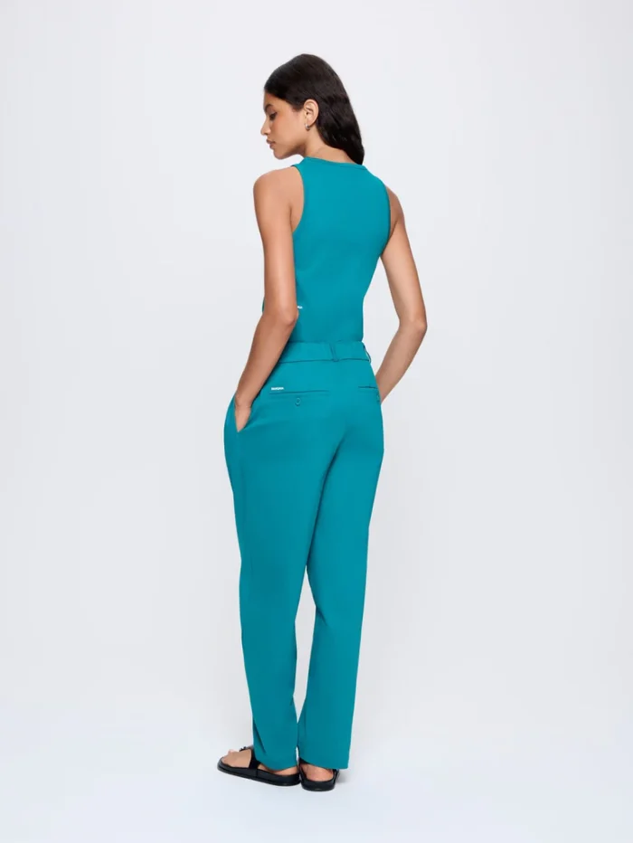 WOMENS INTERLOCK TROUSERS - MALACHITE GREEN