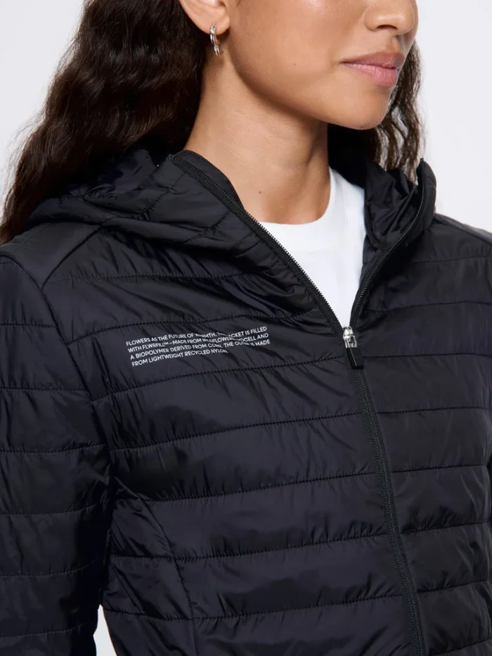 Womens Flower-Warmth Lite Jacket - Black