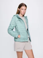 Womens Flower-Warmth Lite Jacket - Sage Green